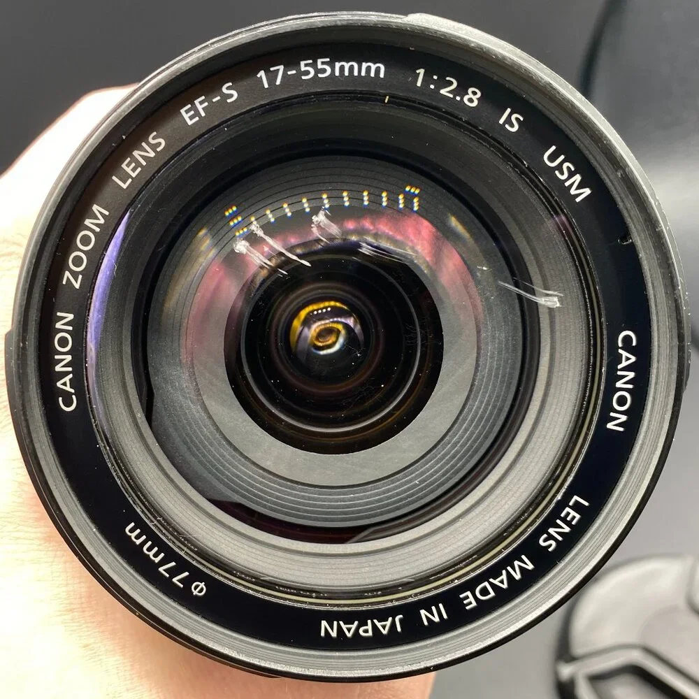Canon EF-S 17–55mm f/2.8 IS USM Lens | Scratched Front Element